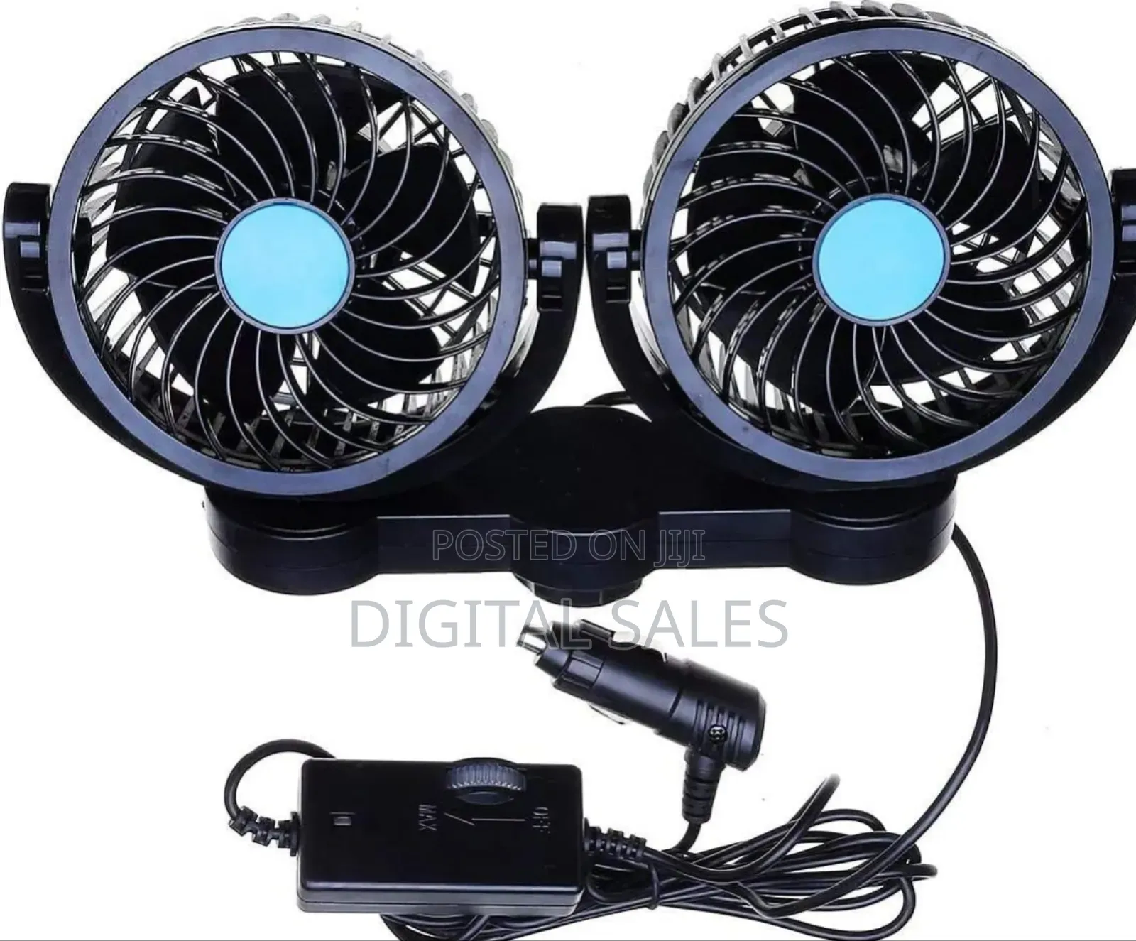 360 Oscillating Double Headed Vehicle Fan