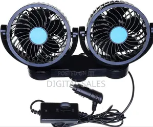 360 Oscillating Double Headed Vehicle Fan