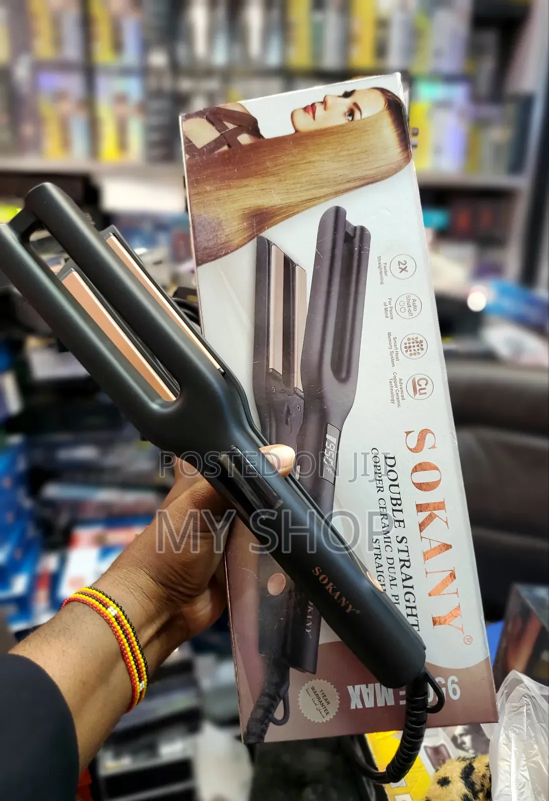 Hair Straightener (Dual Plates)