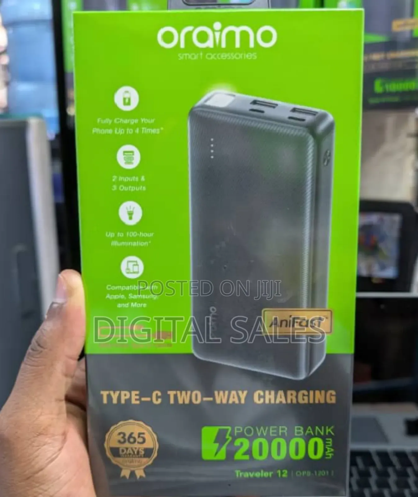 Original Oraimo 20,000mah Power Bank