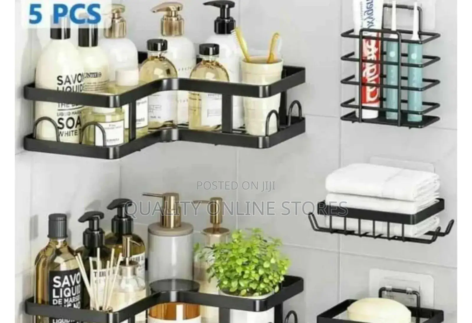 Corner Shower Caddy 3 Adhesive Shower Organizer for Bathroom