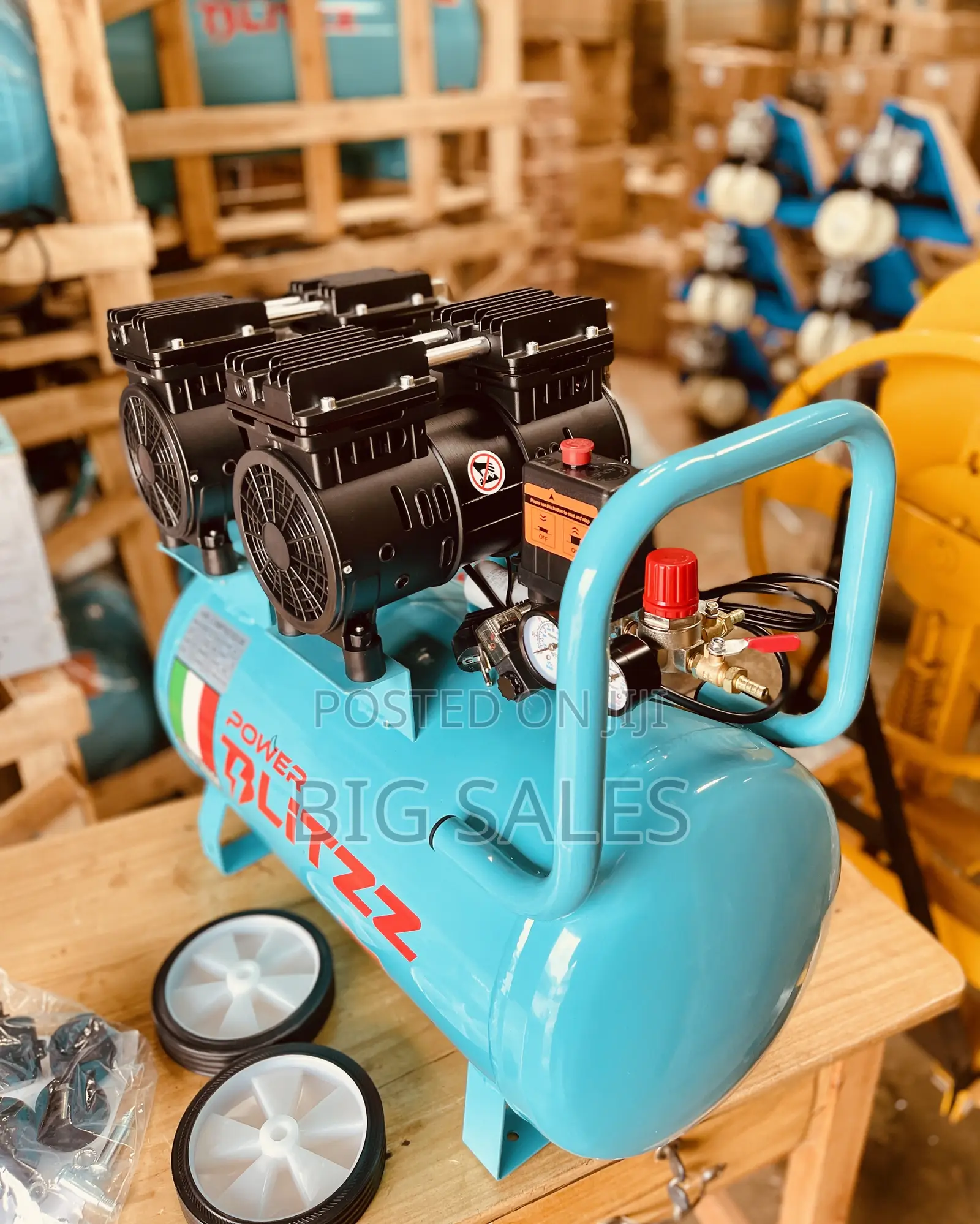 Bt-Sac50x2 Air Compressor - 50L With 2 Heads