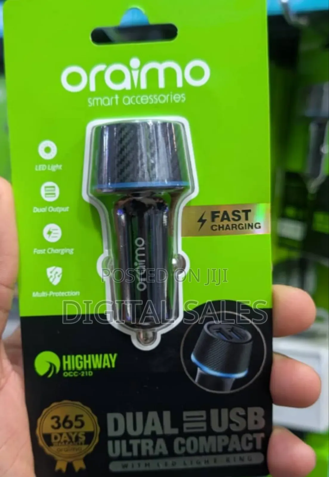 Oraimo Car Charger 2 in 1
