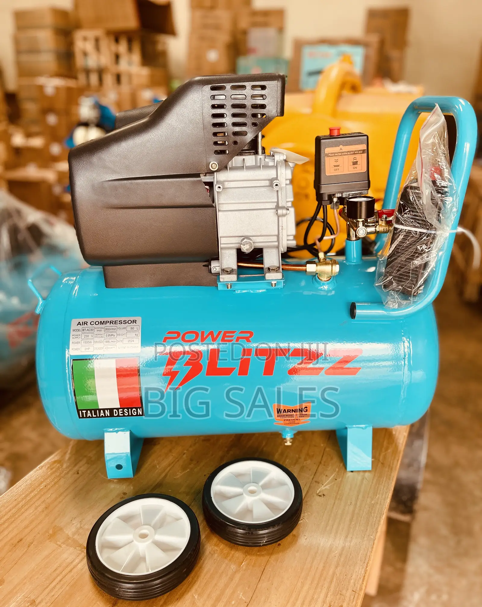 BT-AC50 Air Compressor 50L Without a Belt