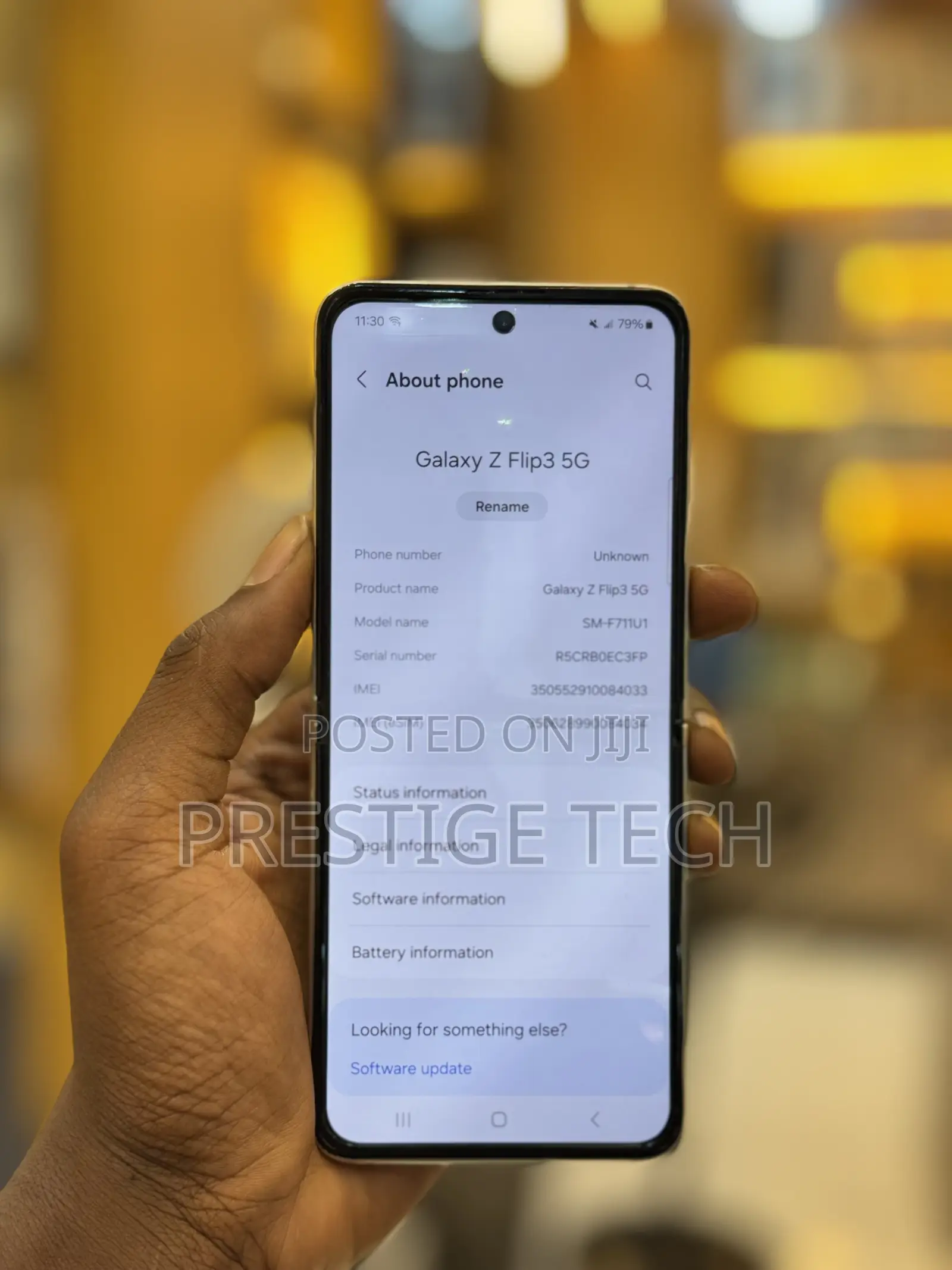 Samsung Galaxy Z Flip 3 128 GB Gold
