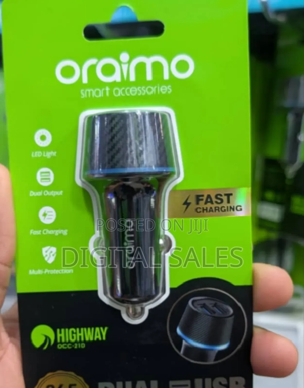 Oraimo Car Charger 2 in 1