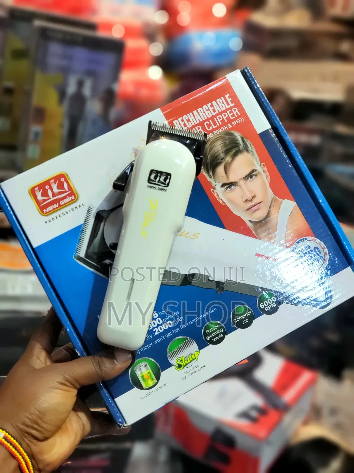 Rechargeable Hair Clipper (Kiki)