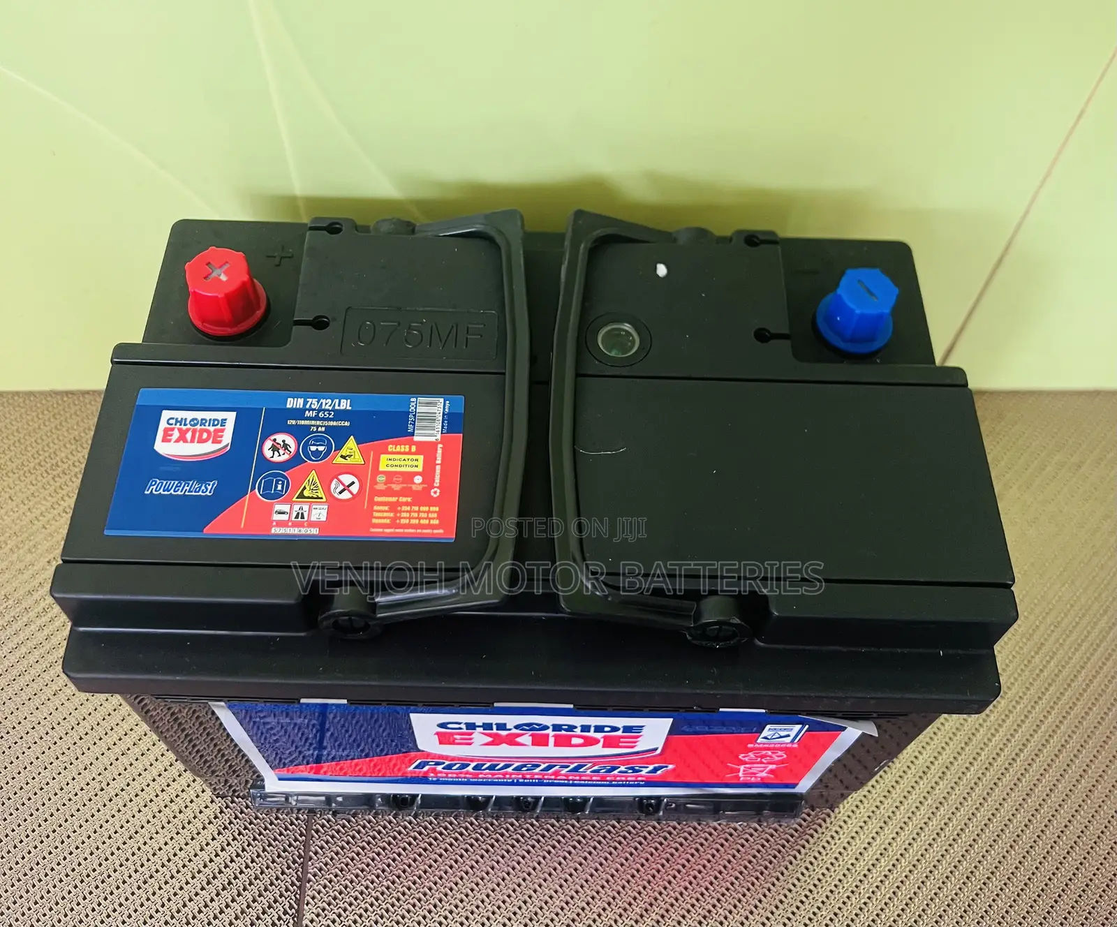 Din75 Maintenence Free Car Battery