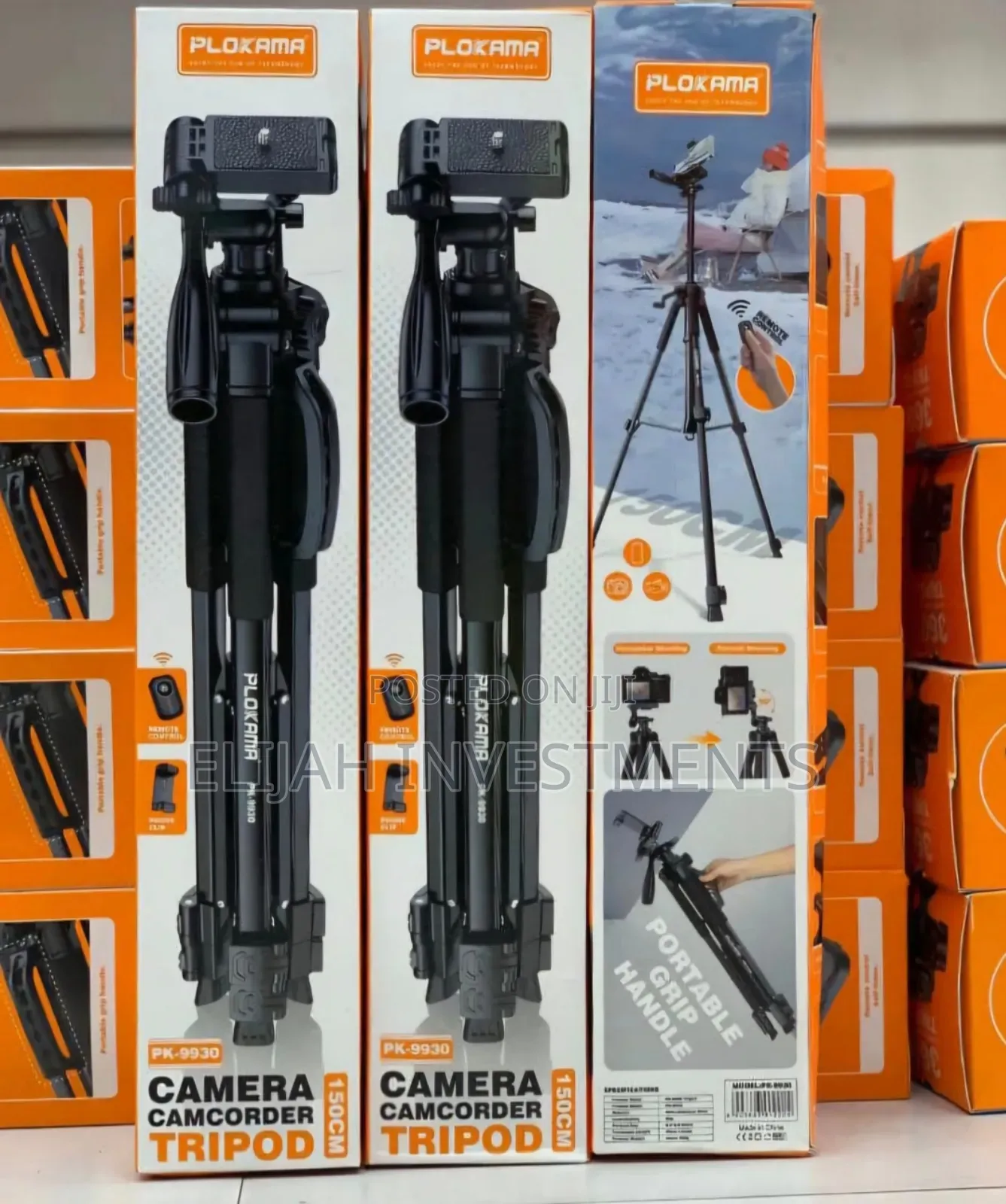 Original Quality Plokama Camera Camcorder Tripod 150cm