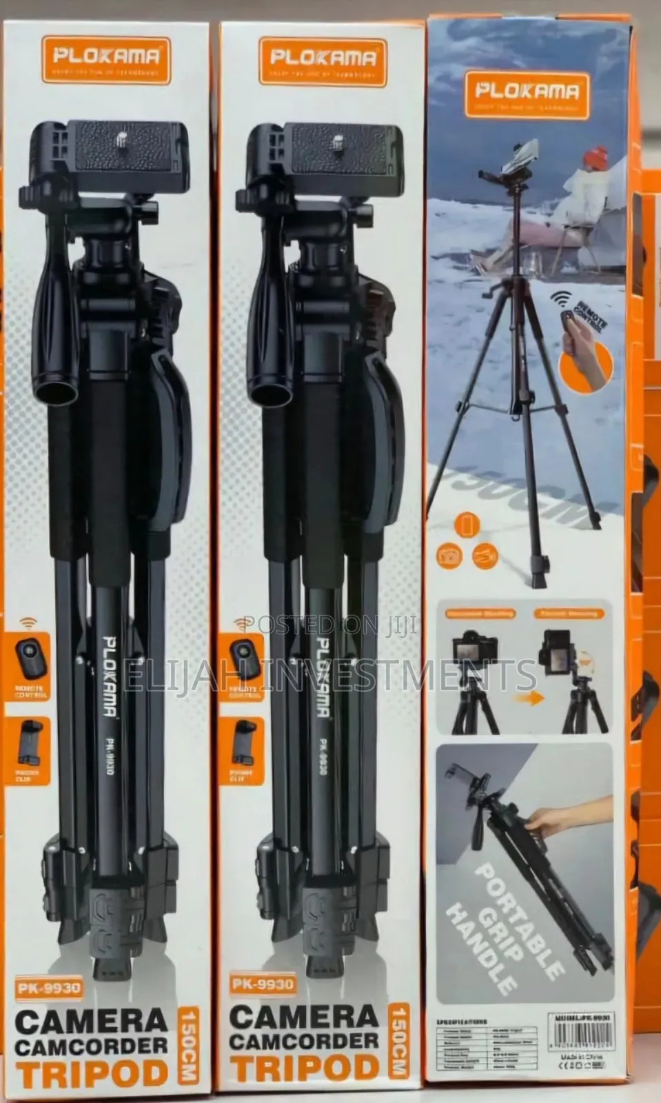 Original Quality Plokama Camera Camcorder Tripod 150cm