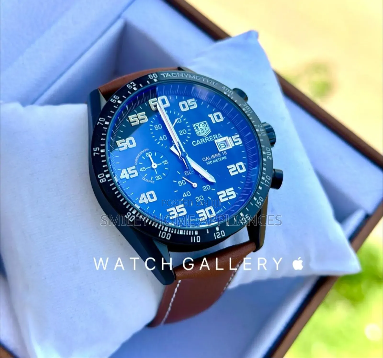 Brand New Carrera Men's Stylish Watch With Genuine Leather