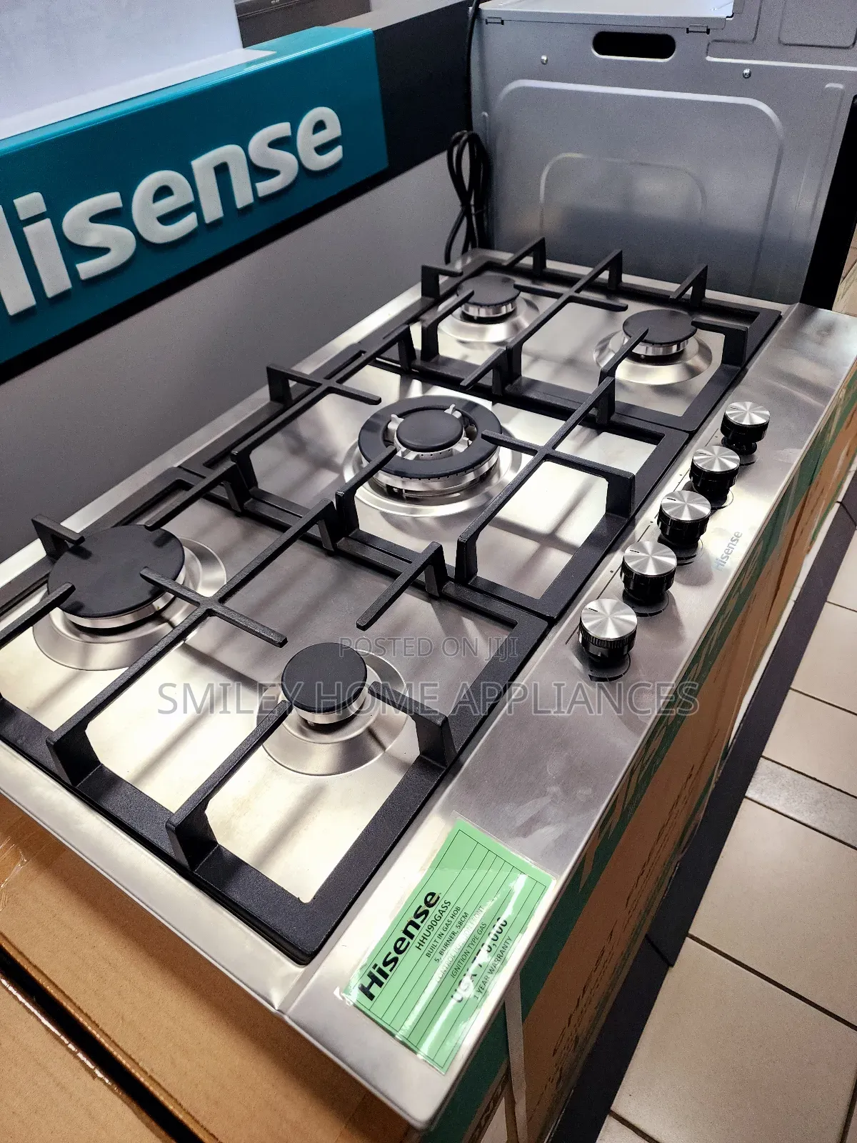 Hisense 90*60 5 Burner Inbuilt Gas Hob