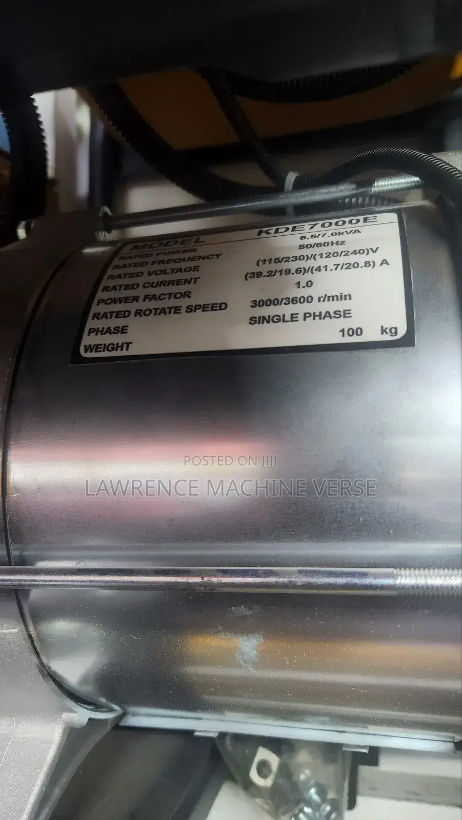 Diesel Generator 7kva Open Body
