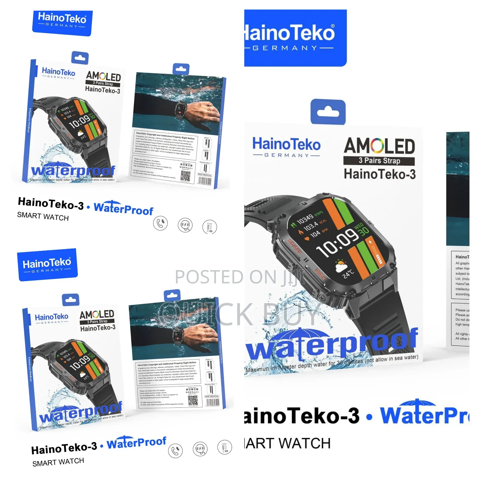 Haino Tek-3 Waterproof Watch