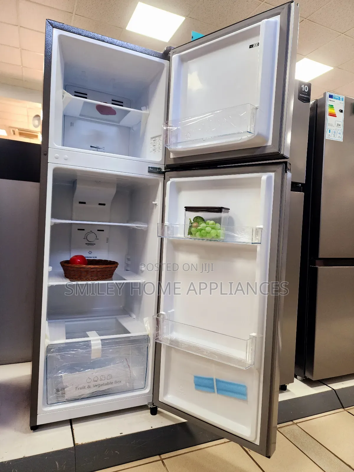 Hisense Frost Free 222ltrs Double Door Fridge Silver