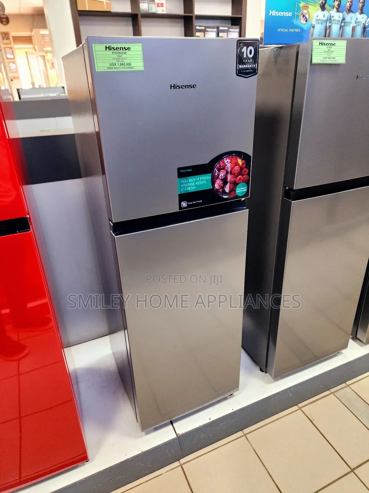 Newly Restocked 222ltrs Hisense Frost Free Refrigerator