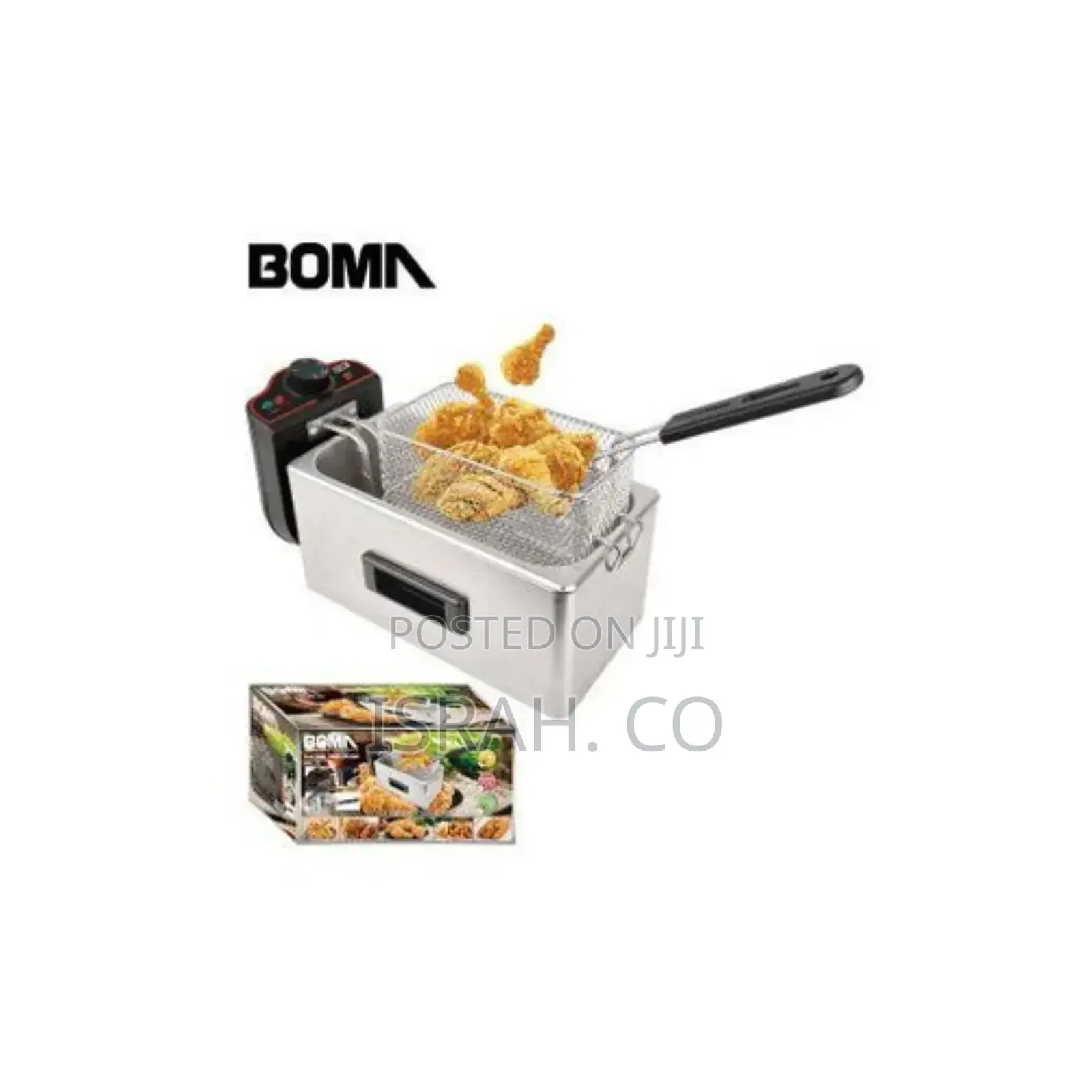 Boma 3 Litre Deep Fryer With Removable Bowl Thermostat
