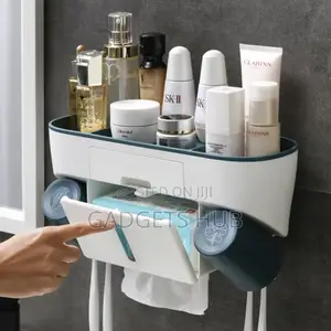 Plastic Portable Wall-Mounted Toothbrush Holder