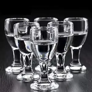 11ml 0.4ozcocktail Whisky Mini Shot Glasses Set of 6- Clear.