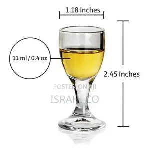 11ml 0.4ozcocktail Whisky Mini Shot Glasses Set of 6- Clear.
