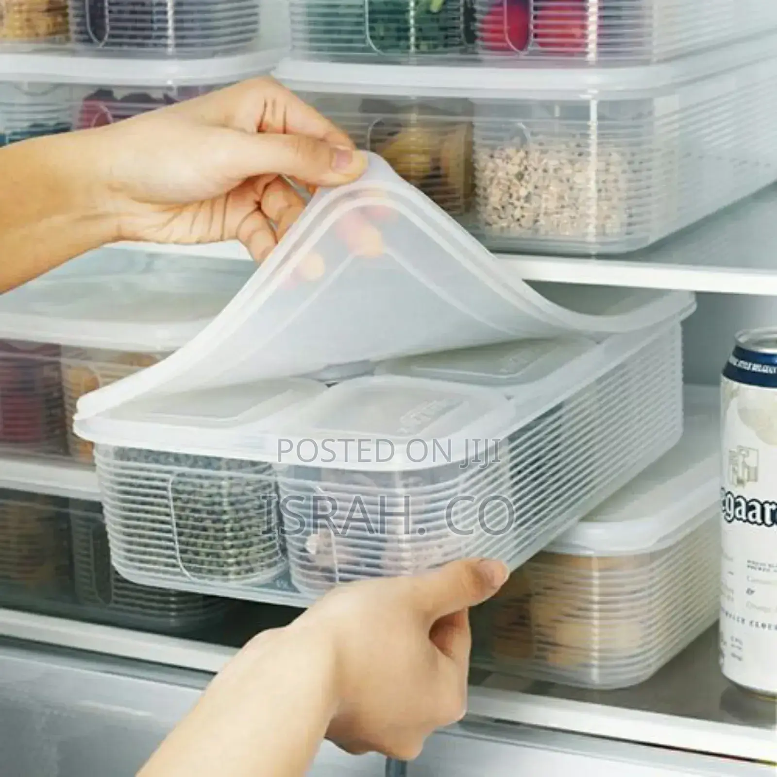 Plastic Food Storage Containers With 6 Removable Tins