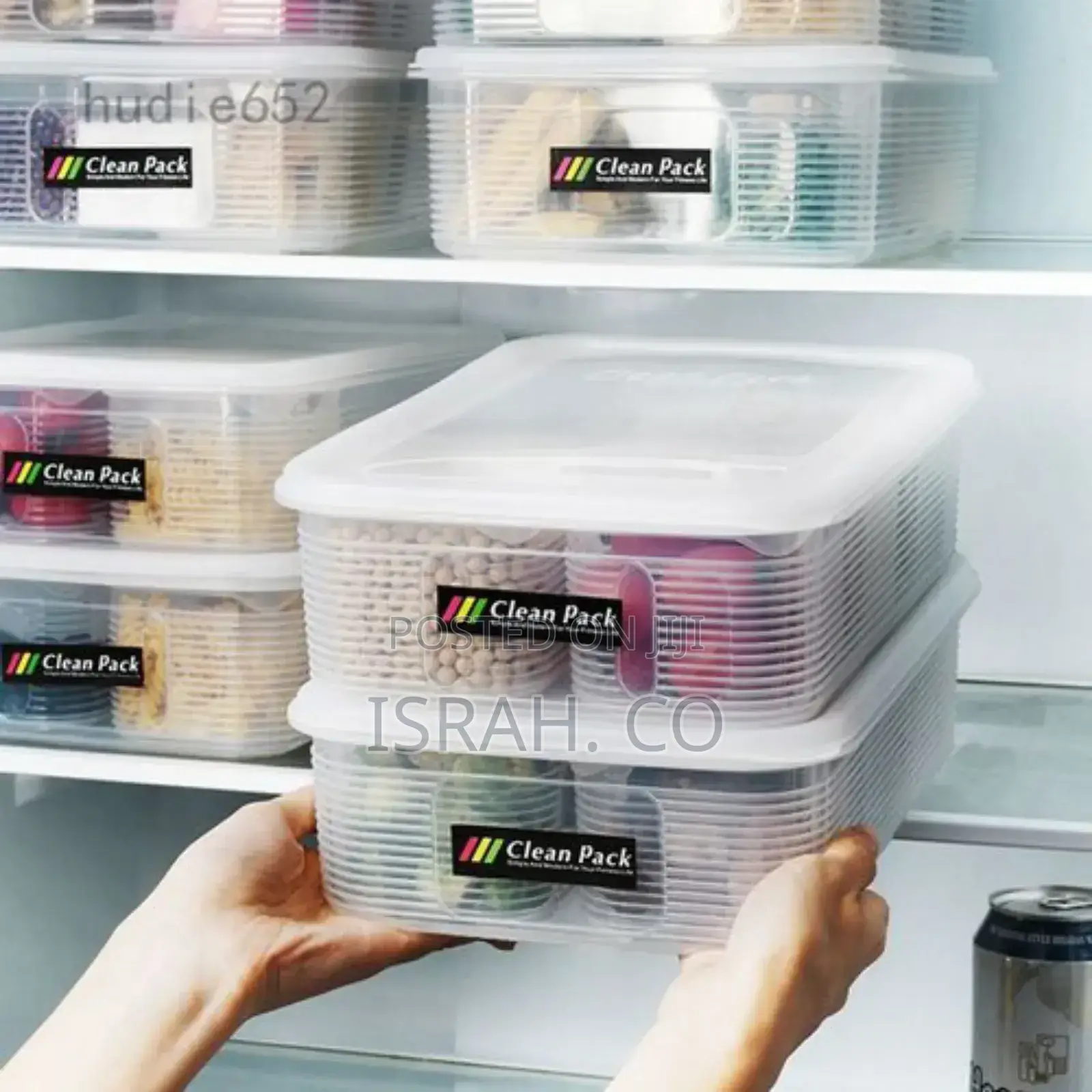 Plastic Food Storage Containers With 6 Removable Tins
