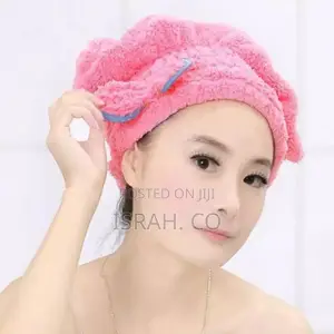 Hair Quick Drying Towel Bath Wrap Shower Cap Turban,