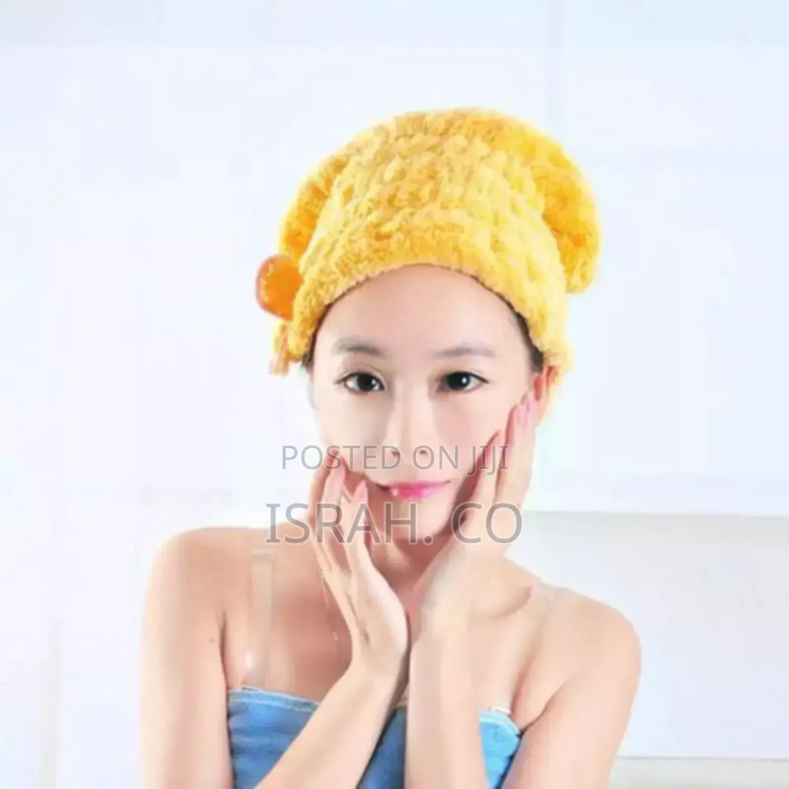 Hair Quick Drying Towel Bath Wrap Shower Cap Turban,