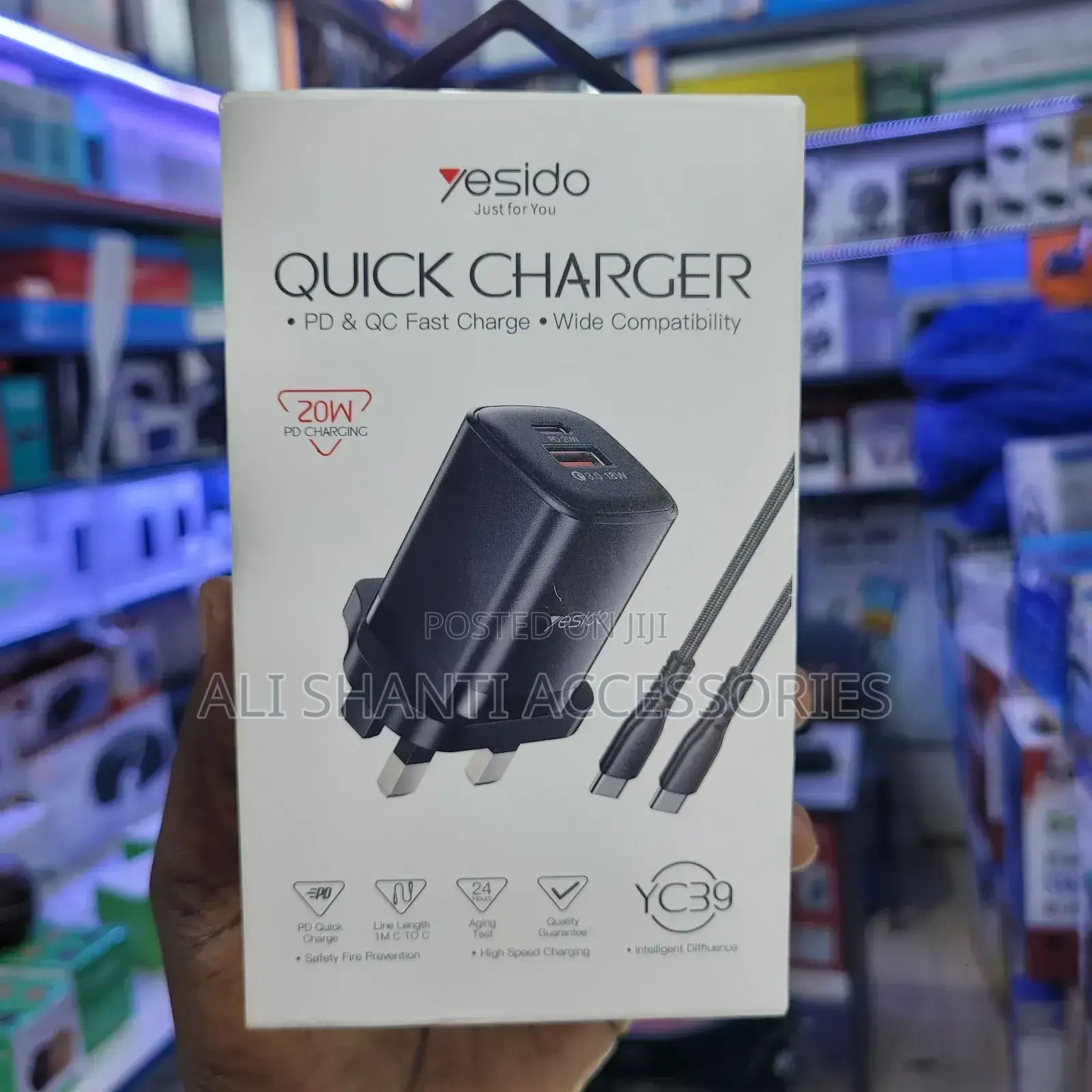 Fast Charger Yesido 20w/Super Fast Charger