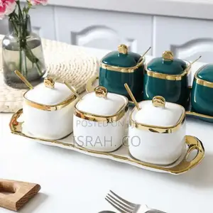3 Piecesugar Bowl, Coffee,Tea Canister Storage Containers -