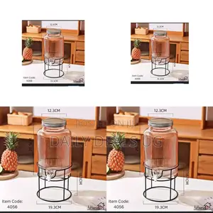 Portable Glass Juice Dispenser