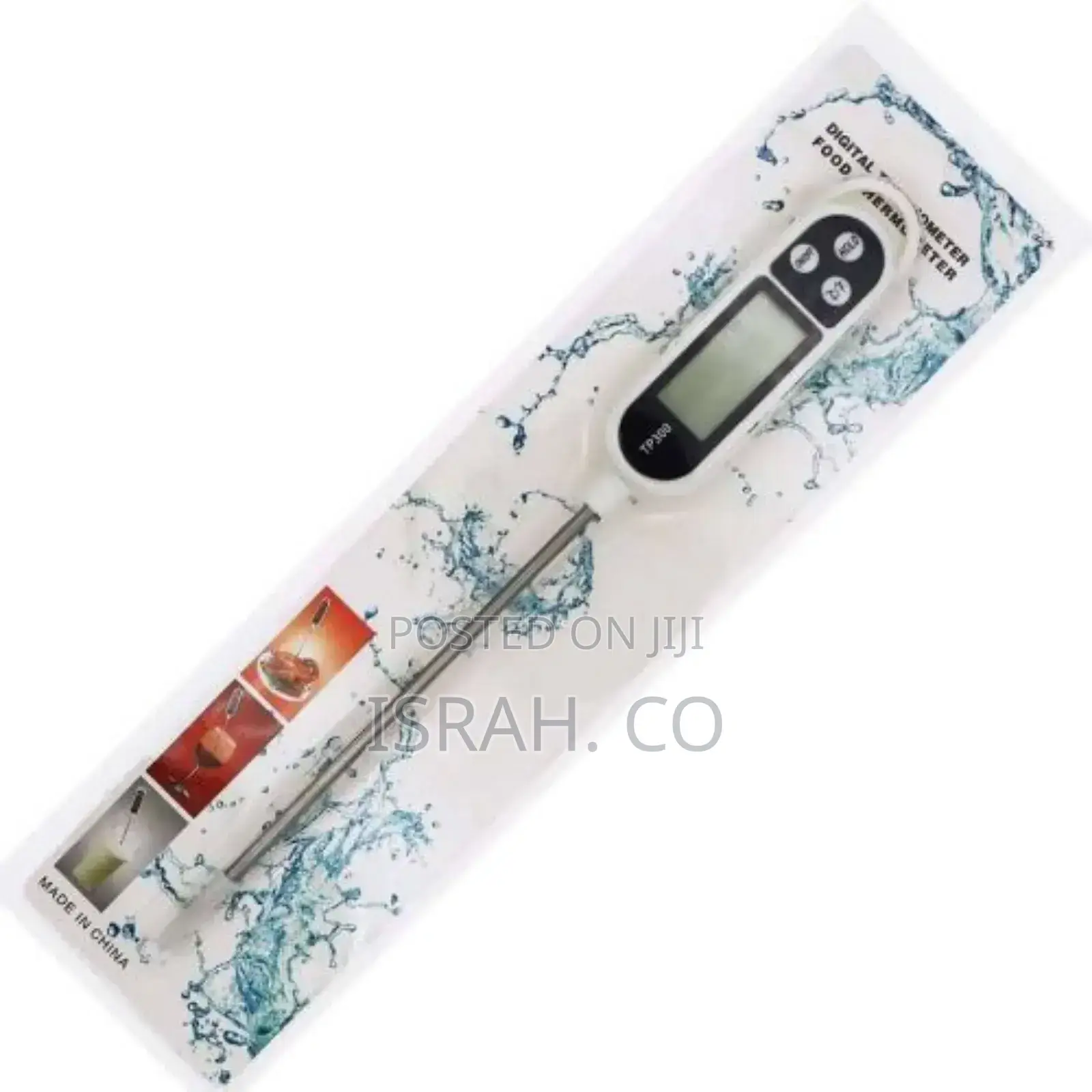 Digital Universal Kitchen Food Cooking Thermometer-White