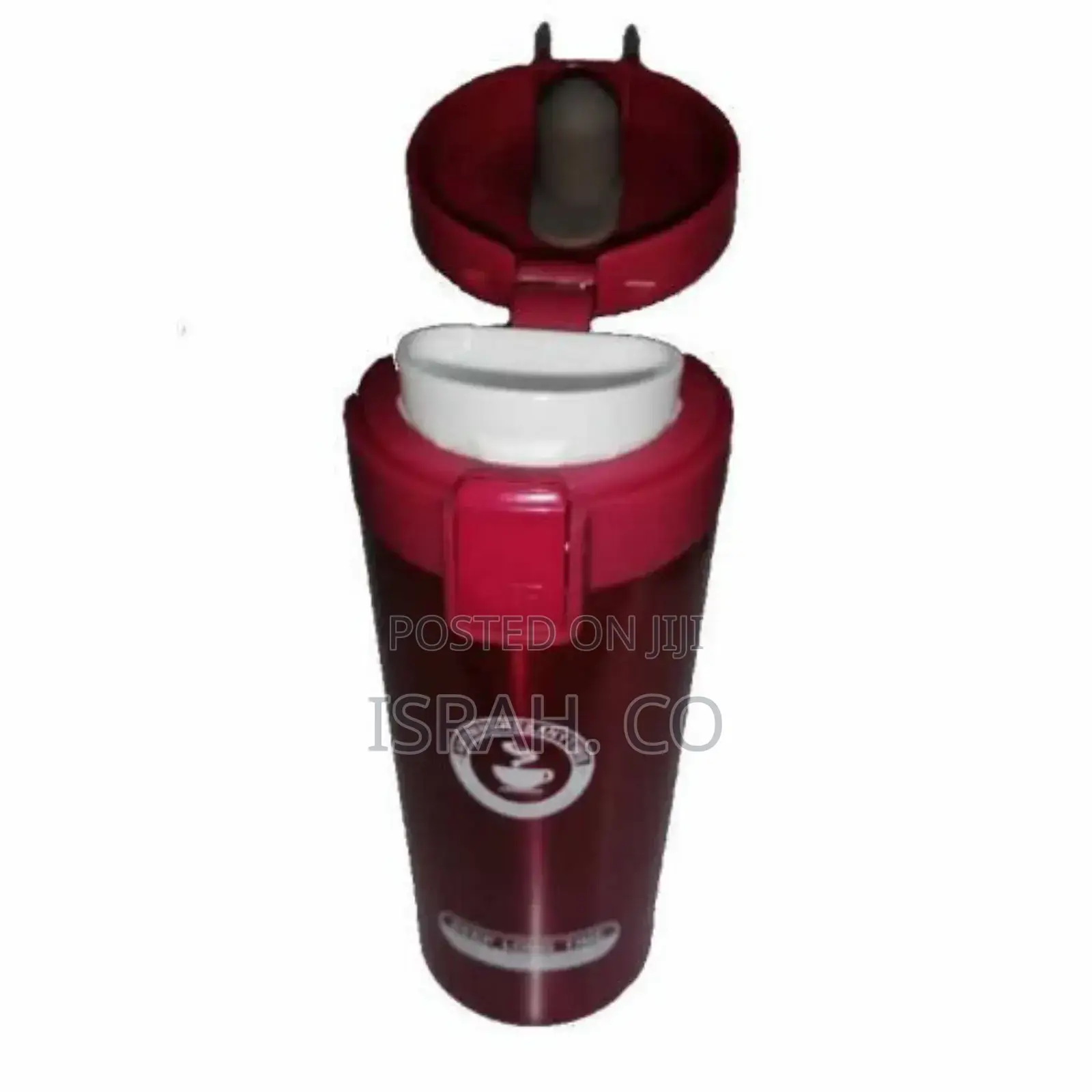 Stainless Steel Thermos Travel Mug Cup, 380 Ml - Pink