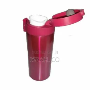 Stainless Steel Thermos Travel Mug Cup, 380 Ml - Pink