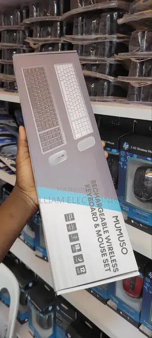 Mumuso Rechargeable Wireless Keyboard Mouse Set