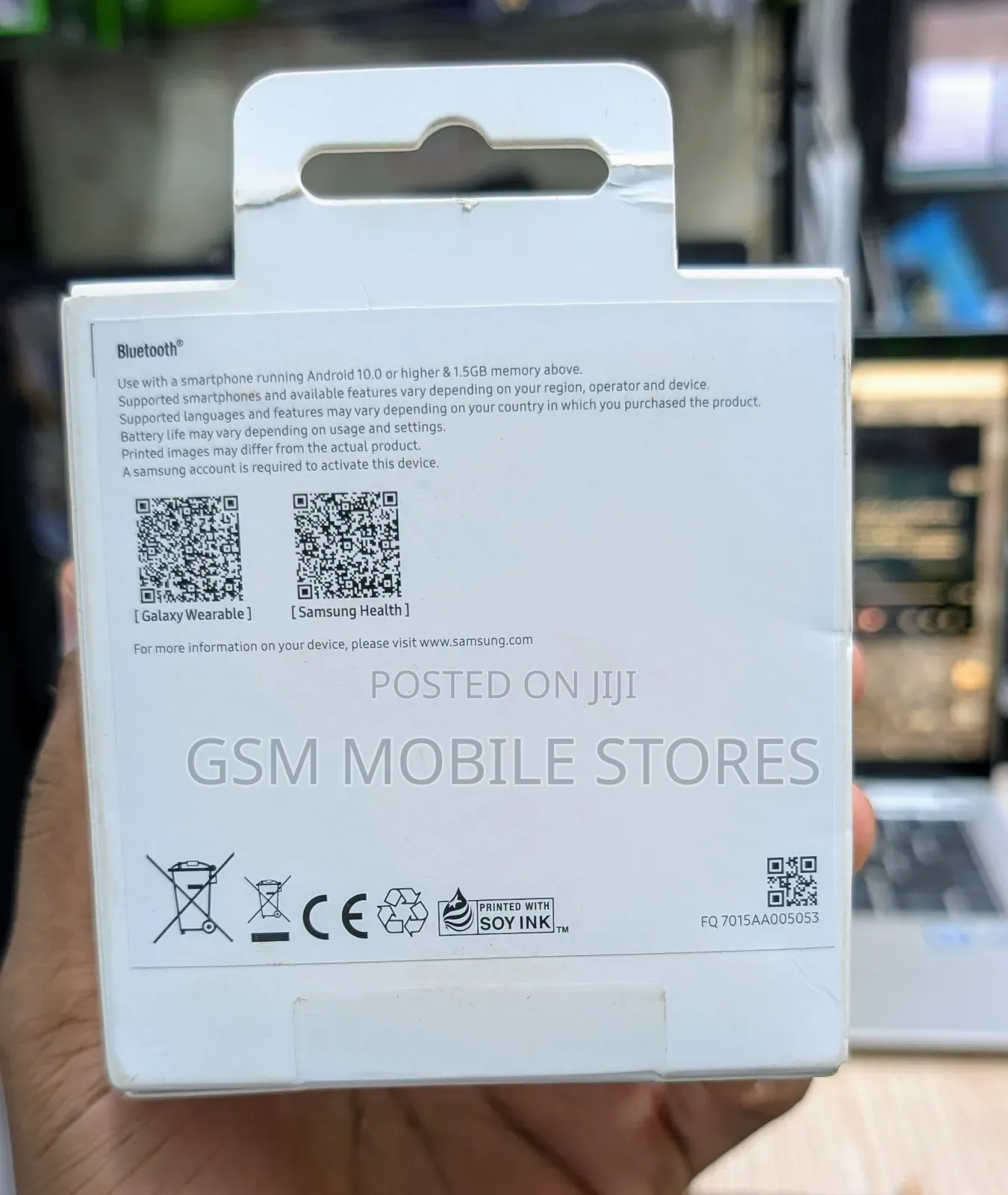 Samsung Watch Fit 3 1.6" Amoled Display 14 Days Battery Life