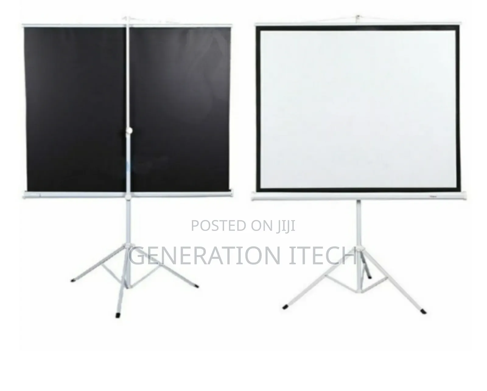 Projector Screen 180 X 180 With Tripod Stand - 360° Rotation