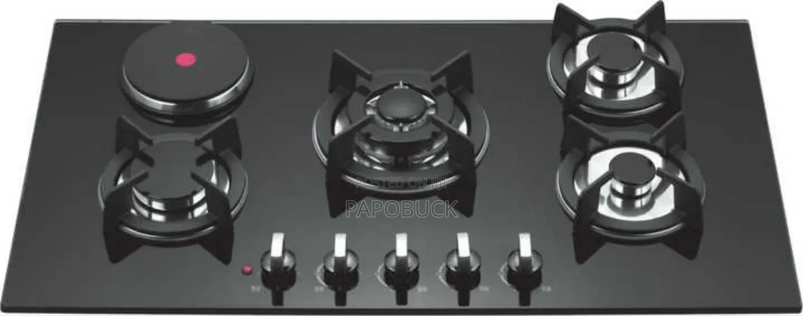 Digiwave 4 Gas Burners Auto Ignition Plus 1 Hot Plate