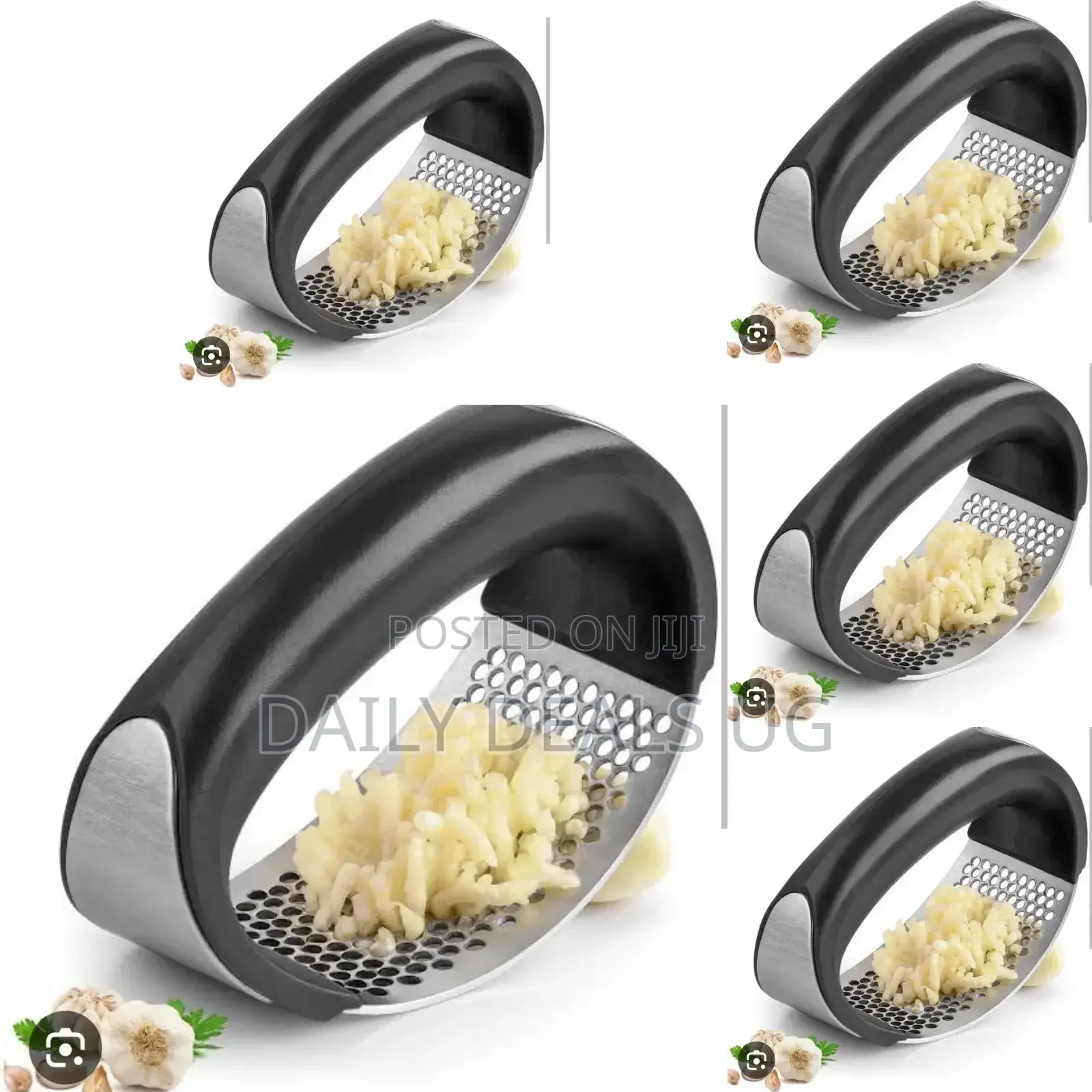 Stainless Steel Garlic Press