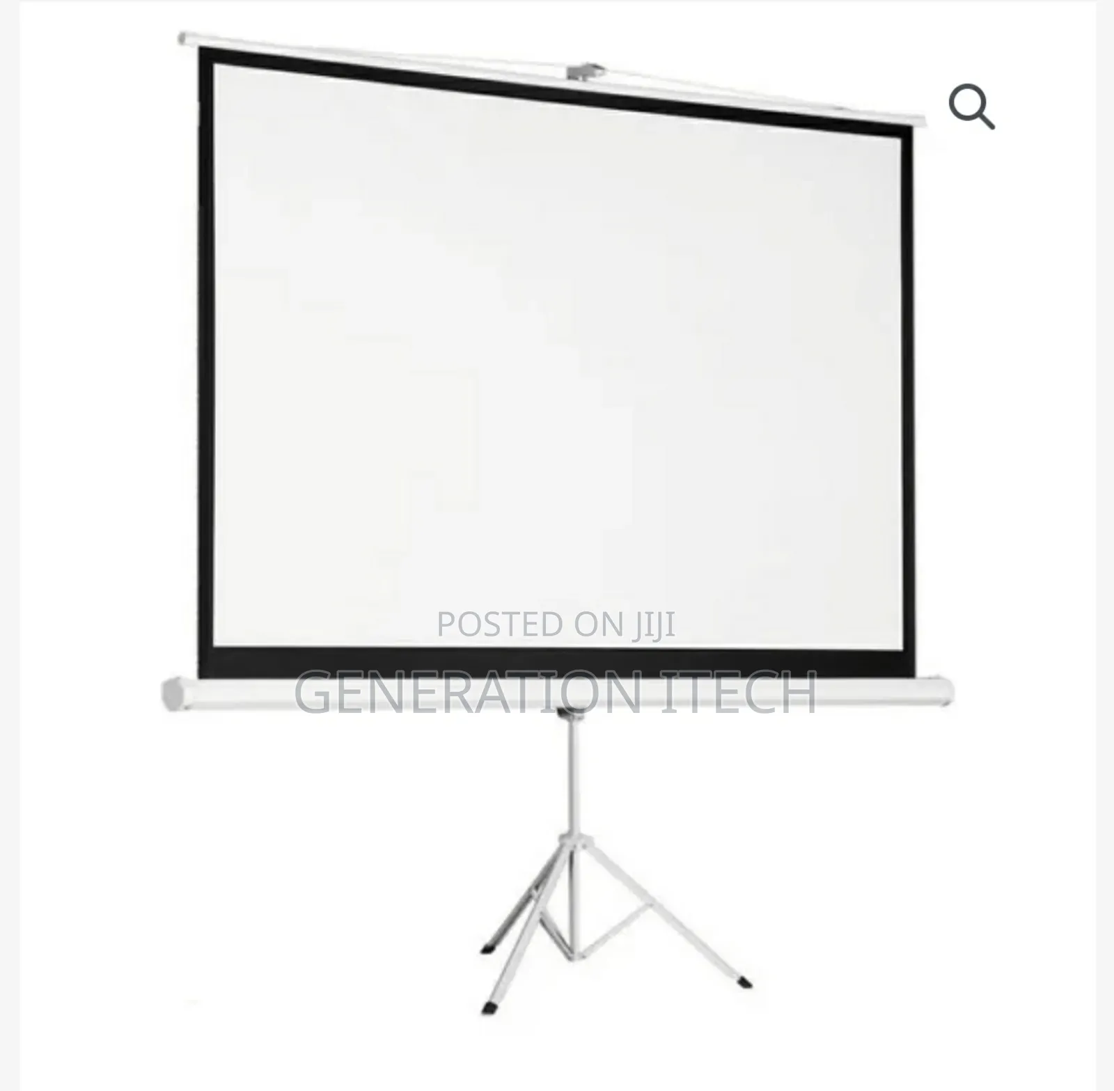 Projector Screen 240 X 240 With Tripod Stand - 360° Rotation