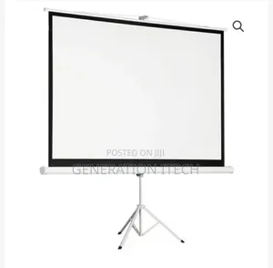 Projector Screen 240 X 240 With Tripod Stand - 360° Rotation