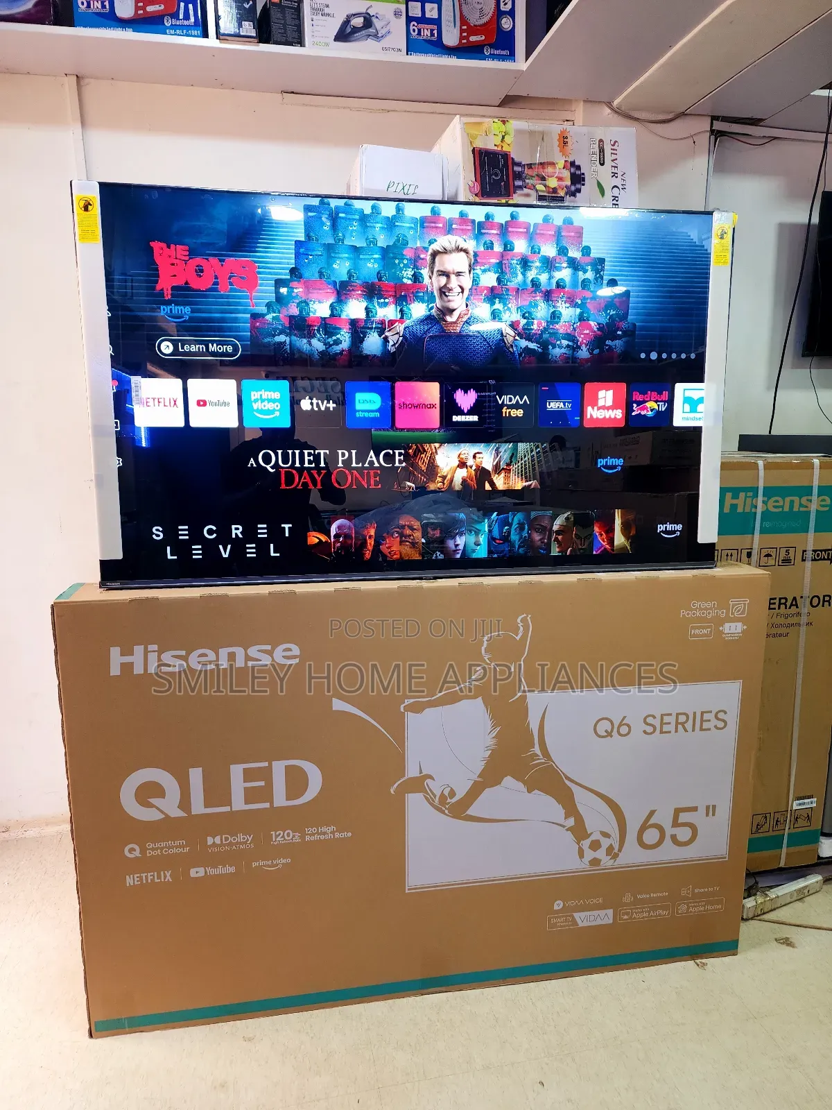 New Q6series Hisense Qled 65inches Smart Tv