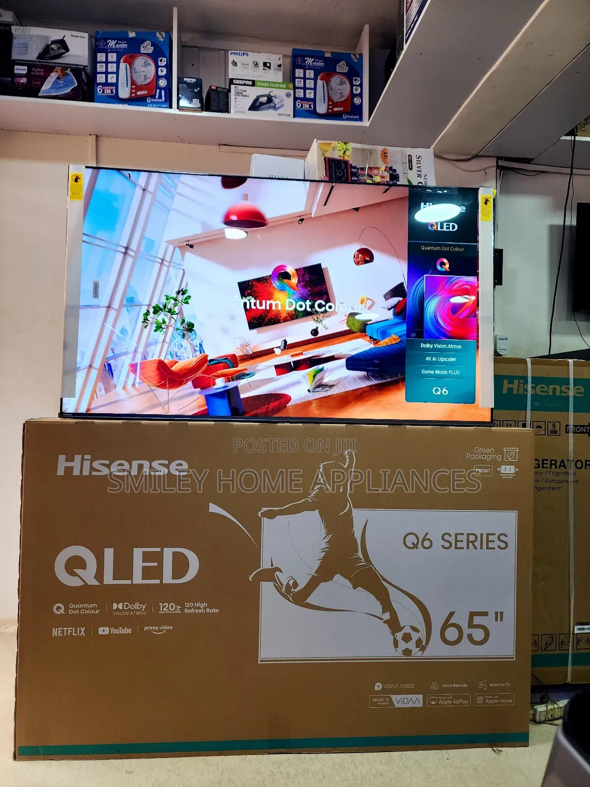 New Q6series Hisense Qled 65inches Smart Tv