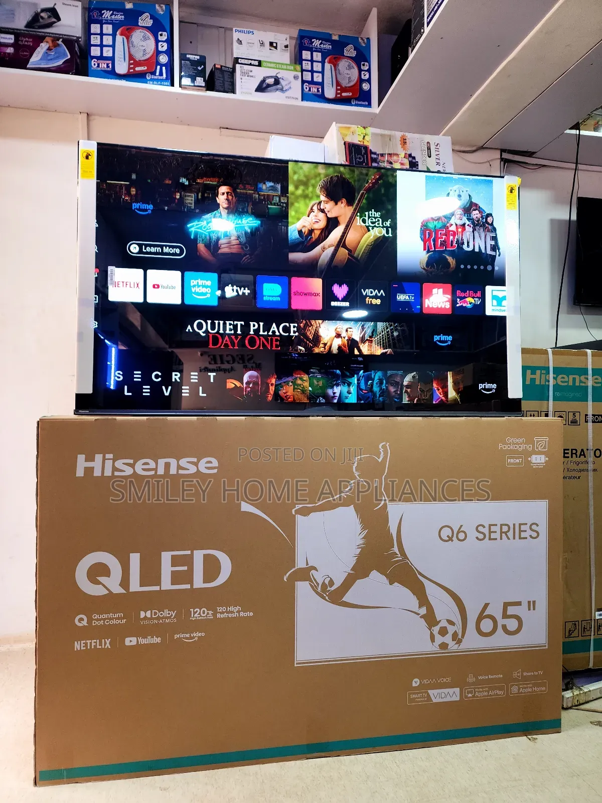 New Q6series Hisense Qled 65inches Smart Tv