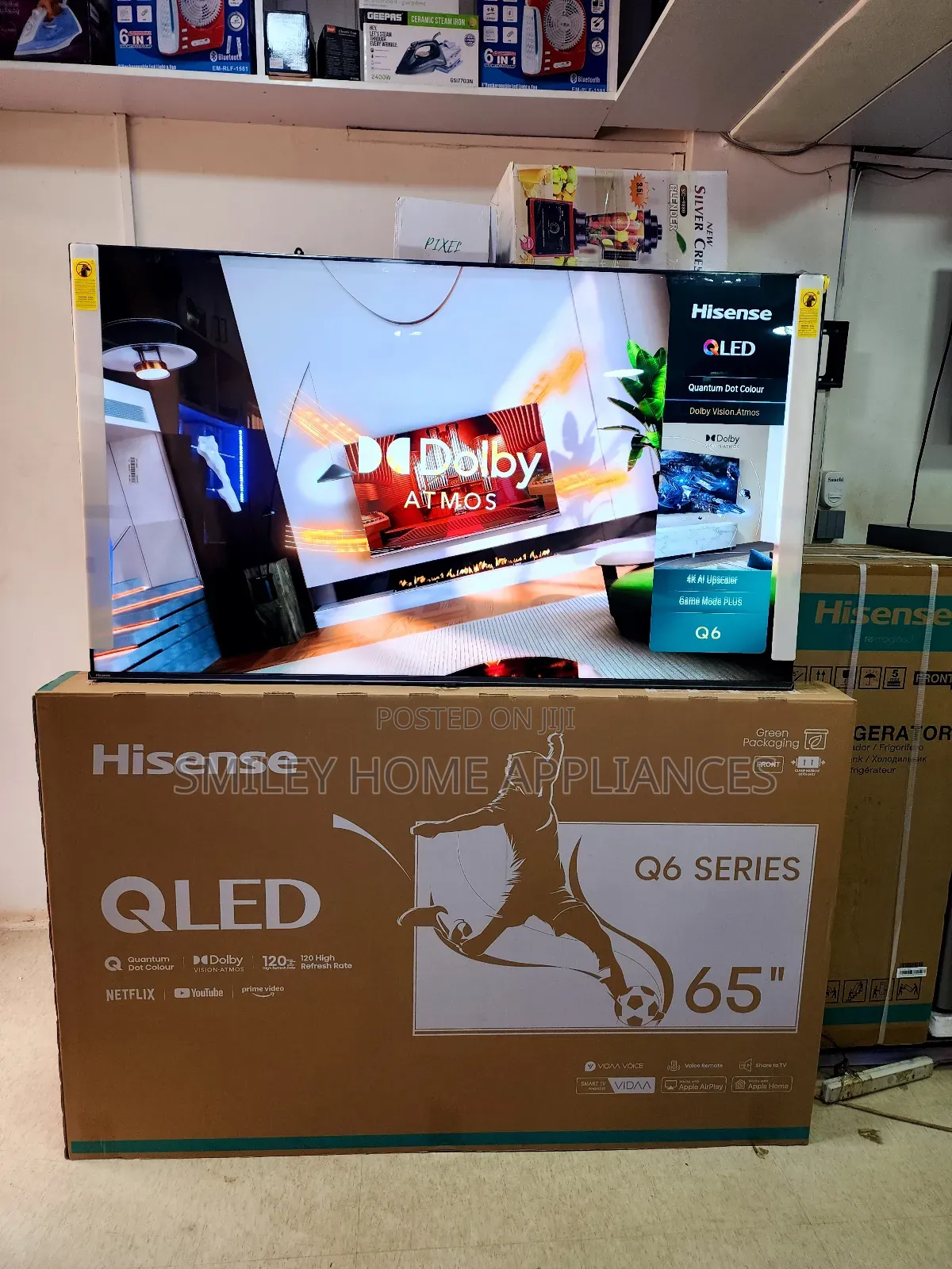 65inches Hisense Qled Series Smart Tv