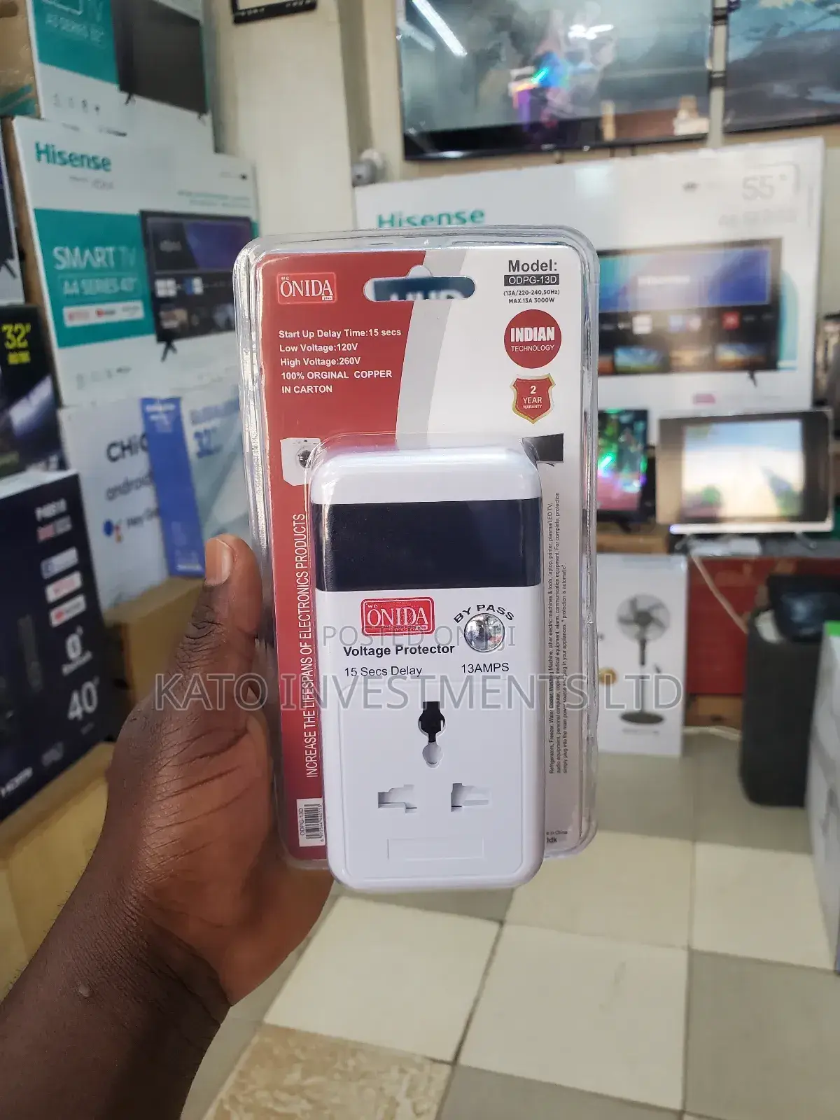 ONIDA Voltage Protector (Display)