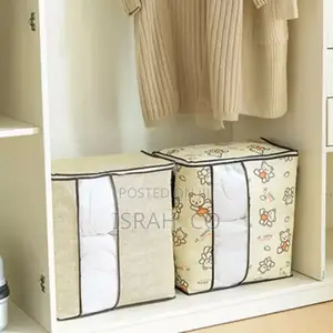 Clothes Storage Bag Organizerfor Pillowcaseblanket Bed Sheet