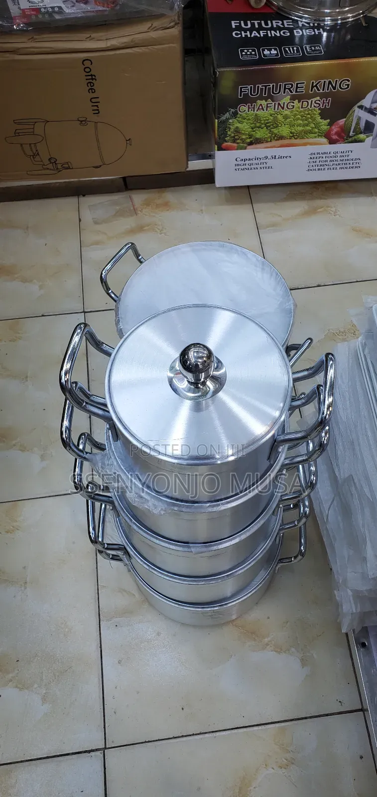 Tornado Original 7pc Premium Aluminum Cookware Set With Lids