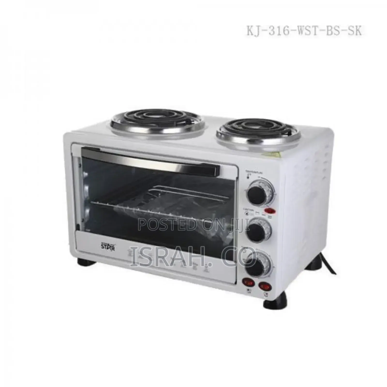 Winningstar 45L Electricconvection Oven With 2 Coil Hotplate