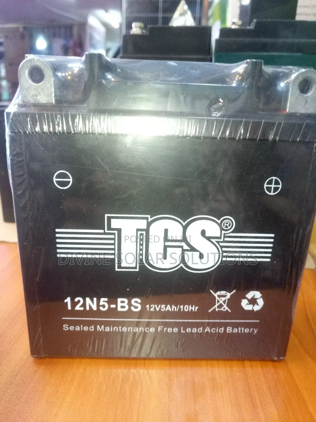 Motorcycle Battery 12v/5ah/10hr